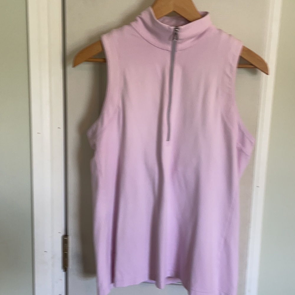 Ralph Lauern RLX Golf Shirt - Purple and Sea Foam Green Color - Picture 4 of 8